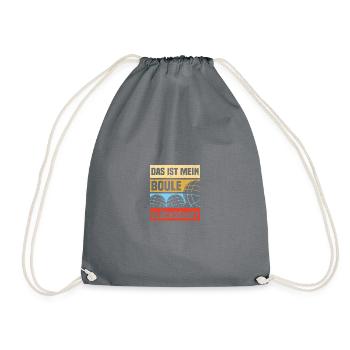 Pétanque Boule GLücksshirt Boule Joueur de Boule - Sac de sport léger - gris - Devant