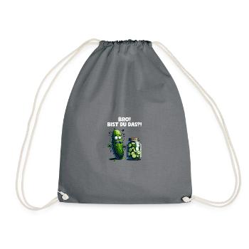 Frangin! C’est toi?! Cornichon de concombre Amateurs de concombre - Sac de sport léger - gris - Devant