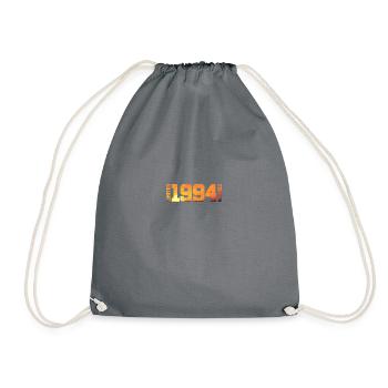 30th Birthday Born 1994 Birthday Gift - Drawstring Bag - grey - Front
