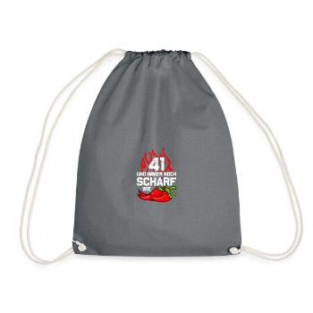 41e anniversaire Né en 1984 Cadeau d’anniversaire - Sac de sport léger - gris - Devant