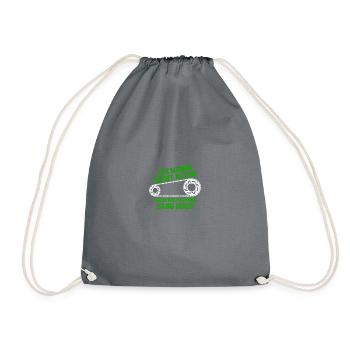 Je ne vieillis pas Vélo VTT - Sac de sport léger - gris - Devant