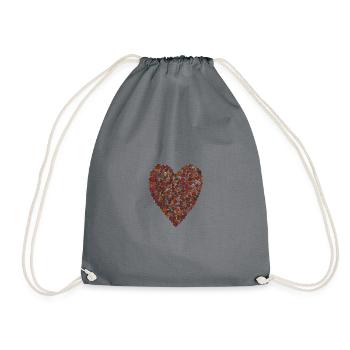 Cœur de Roses - Sac de sport léger - gris - Devant