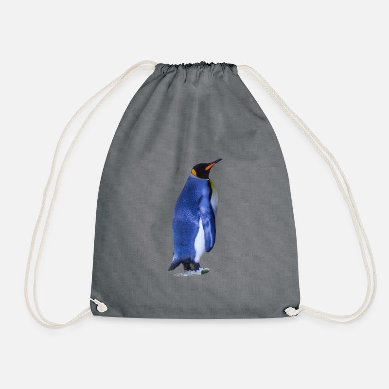 Pinguine sind flugunfähig, aber gute Schwimmer - Turnbeutel - Grau