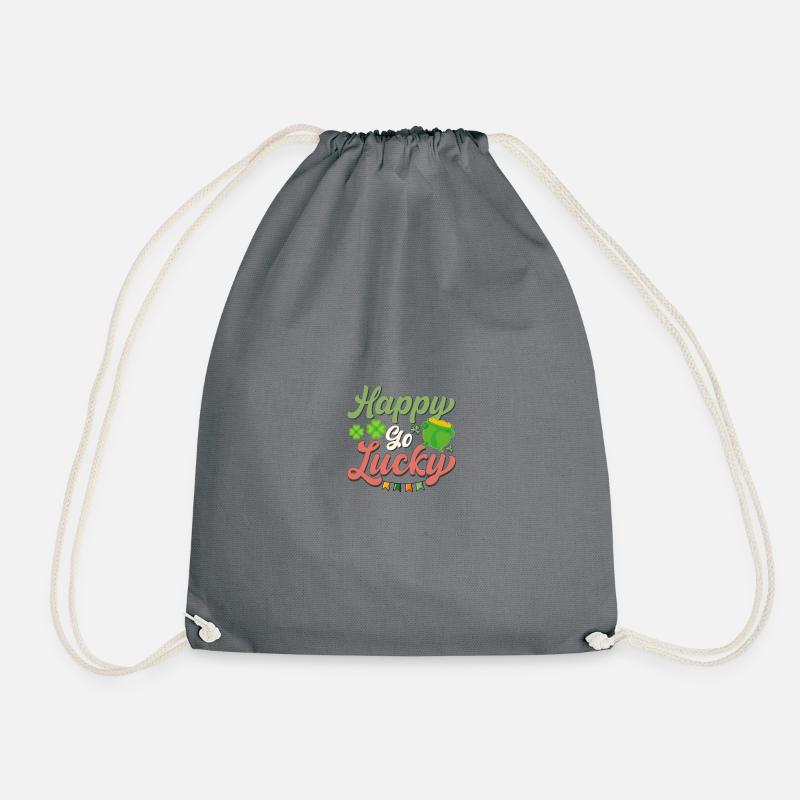 St Paddy's St Patricksday St Patrick Day - Drawstring Bag - grey