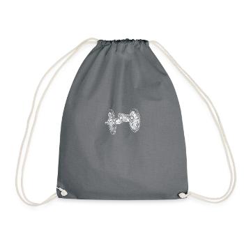 cannon - Drawstring Bag - grey - Front