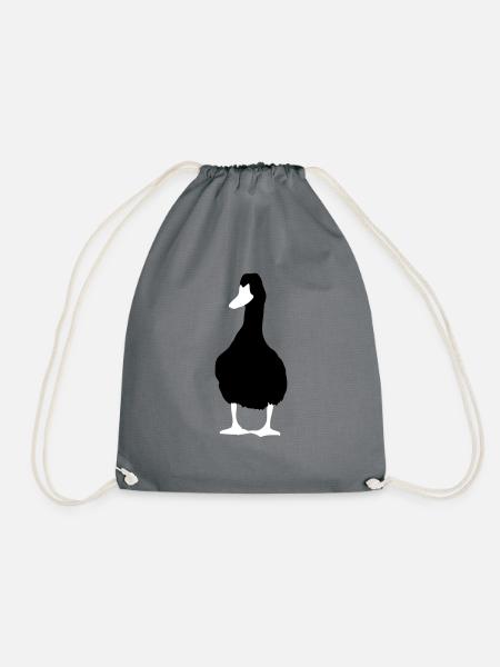 Ente - Turnbeutel - Grau
