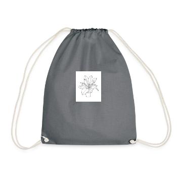 Plant - Drawstring Bag - grey - Front