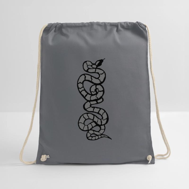 Serpent Python gris Sac de sport léger