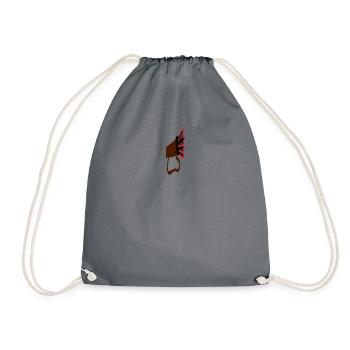 quiver and arrows fletcher's pride by patjila - Drawstring Bag - grey - Front