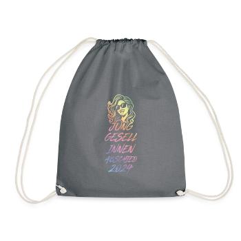 Bachelor party 2024 Hen Party Colorful - Drawstring Bag - grey - Front