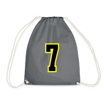 Justaucorps à 7 chiffres - Sac de sport léger - gris - Devant