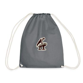 Cheval d'arçons - Sac de sport léger - gris - Devant