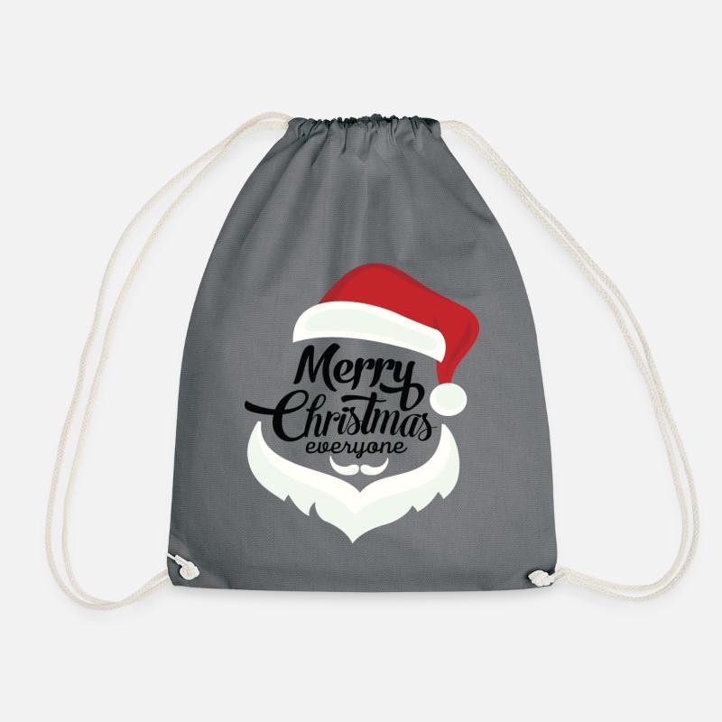 Christmas - Drawstring Bag - grey