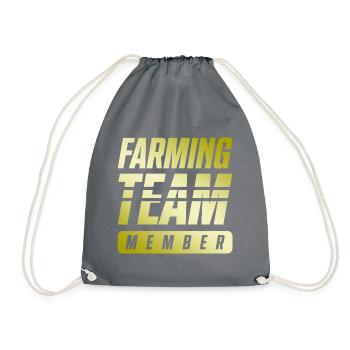 Farming Team - Turnbeutel - Grau - Vorne