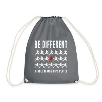 Ping-pong Noppen Raquettes de ping-pong - Sac de sport léger - gris - Devant