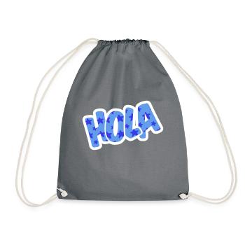 Sayings - Drawstring Bag - grey - Front