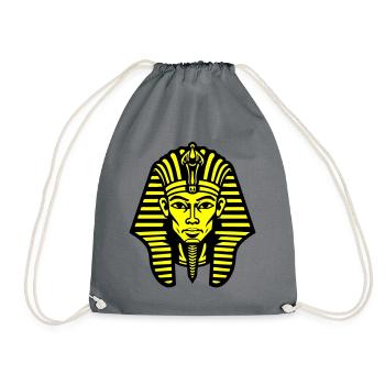 Crâne de pharaon - Sac de sport léger - gris - Devant