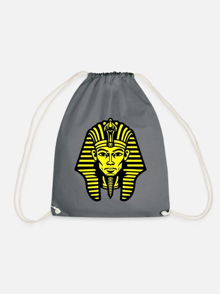 Pharao Totenkopf - Turnbeutel - Grau