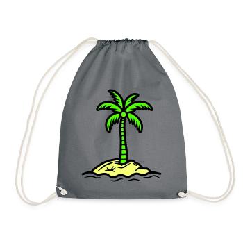 L’été à Palm Island - Sac de sport léger - gris - Devant