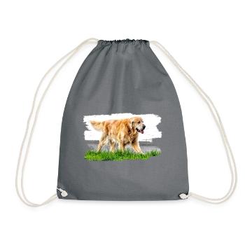 Golden Retrievers sont robustes et résistants aux intempéries - Sac de sport léger - gris - Devant