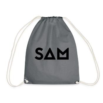 Prénom Samuel - Sac de sport léger - gris - Devant