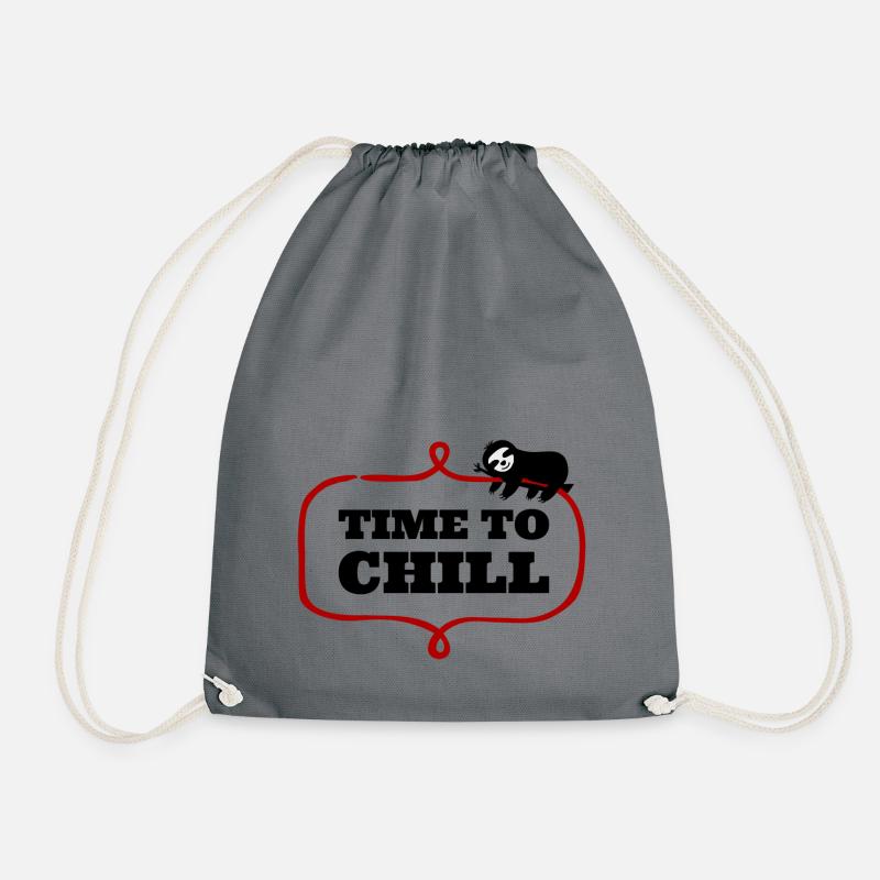 Time to Chill - Turnbeutel - Grau