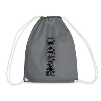 Mantra Artisanal Bois bk - Sac de sport léger - gris - Devant