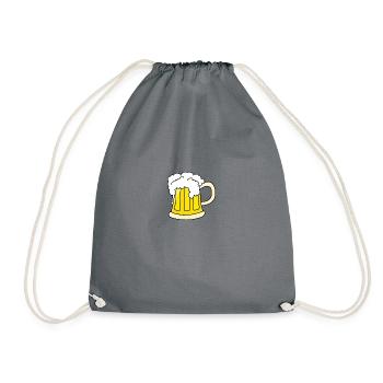 beer - Turnbeutel - Grau - Vorne