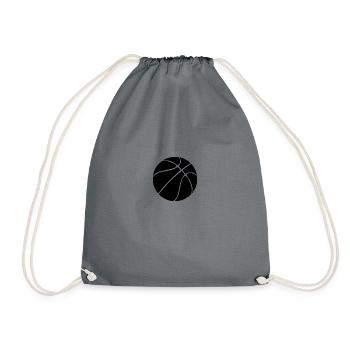 Basketball - Turnbeutel - Grau - Vorne