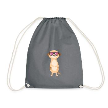 Cool Man - Drawstring Bag - grey - Front