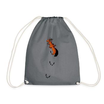 Écureuil grimpe avec un cadeau de style animalier - Sac de sport léger - gris - Devant
