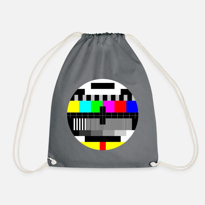 crow - Drawstring Bag - grey