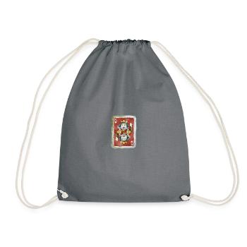 The Loving King - Drawstring Bag - grey - Front