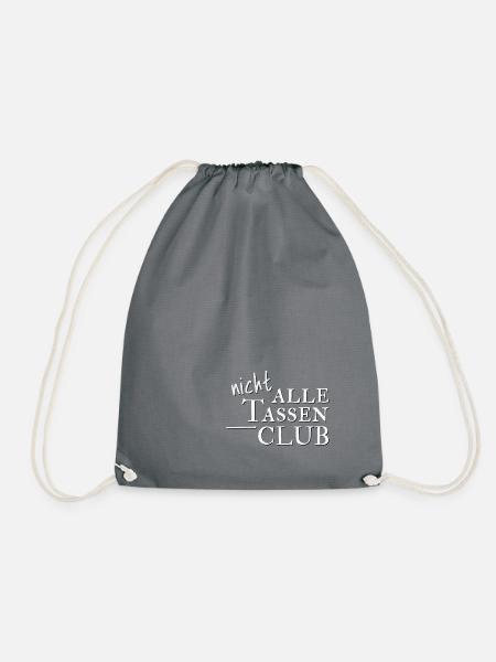 Nicht alle Tassen im Schrank Club! - Turnbeutel - Grau