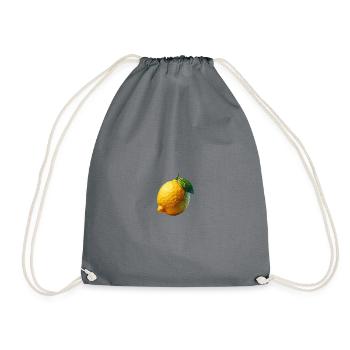 Polygone citron - Sac de sport léger - gris - Devant