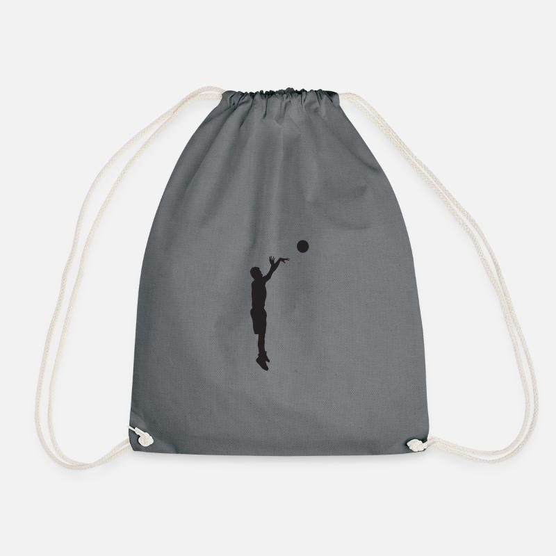 BASKETBALL - Drawstring Bag - grey