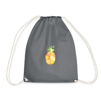 Vacances d'été à l'ananas Voyage à la plage Hipster - Sac de sport léger - gris - Devant