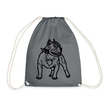 bullypitbull_001 - Sac de sport léger - gris - Devant