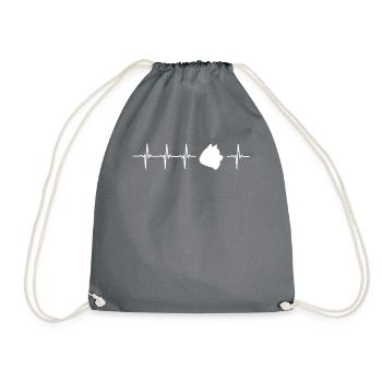 Idée mignonne Samoyède cadeau - Sac de sport léger - gris - Devant