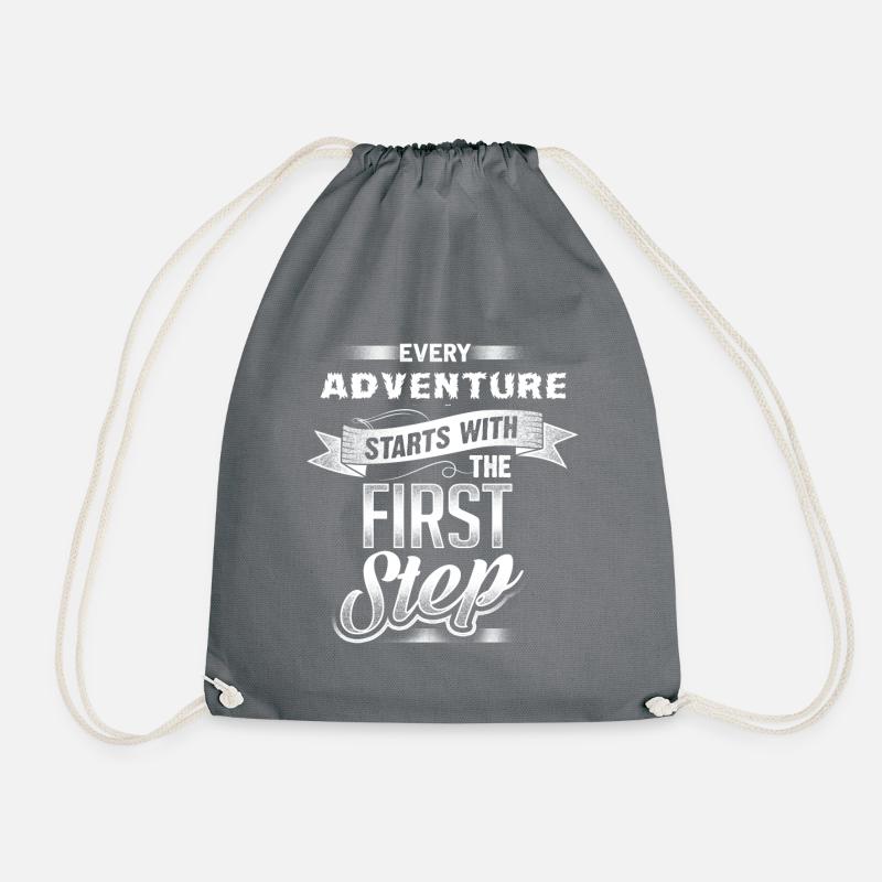 Adventure first step - Turnbeutel - Grau