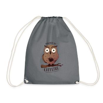 CAFÉINE OWL - Sac de sport léger - gris - Devant