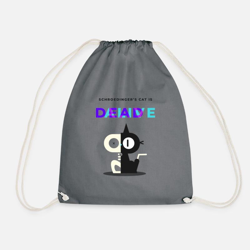 Le physicien de chat de Schrodinger Nerd - Sac de sport léger - gris
