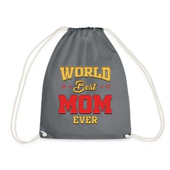 Monde de la fête des mères - Sac de sport léger - gris - Devant