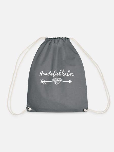 Hundeliebhaber - Turnbeutel - Grau