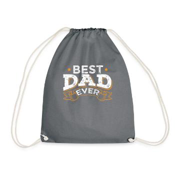 Father's Day Gift Father's Day Gift Dad Father - Drawstring Bag - grey - Front