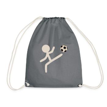 STICK FIGURE Soccer - Sac de sport léger - gris - Devant