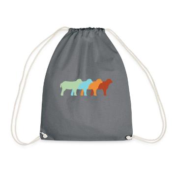 Mouton cru - Sac de sport léger - gris - Devant