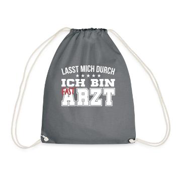 Fast Arzt - Turnbeutel - Grau - Vorne