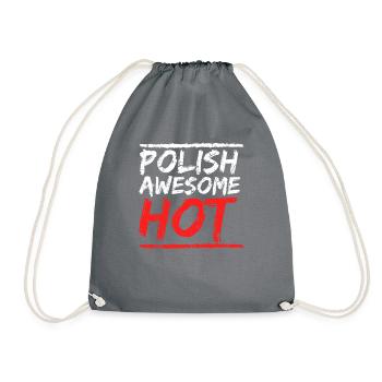 Polska Polish Super tenue polonaise chaude - Sac de sport léger - gris - Devant