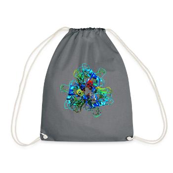 Native Tailspike Protein Molécule Bactériophage - Sac de sport léger - gris - Devant